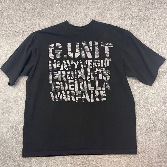 G-Unit Other - Vintage G-Unit Heavyweight Products Guerilla Warfare Men’s X-Large Black Shirt